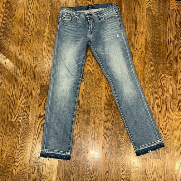 7 For All Mankind Denim - 7 for all mankind tan Bootcut Jeans